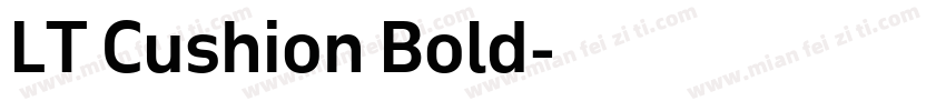 LT Cushion Bold字体转换